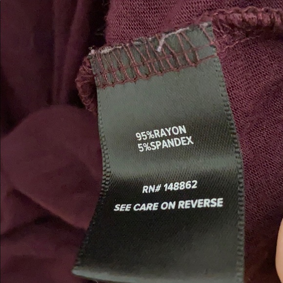 Torrid Super Soft Burgundy Purple Surplice Top - Picture 3 of 4